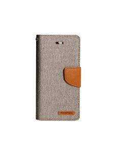 goospery-canvas-book-case-iphone-13-pro-grey-front