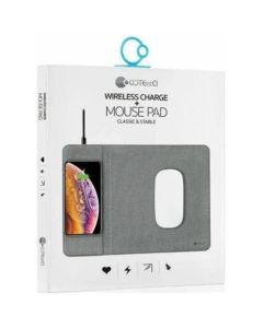 COTEetCI - 2 IN 1 WIRELESS CHARGE with MOUSE PAD - GREY - 1
