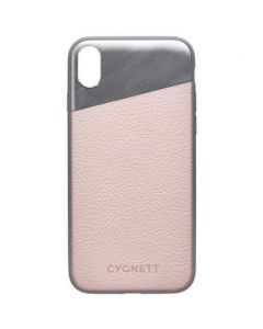 Cygnett-Element-Leather-Case-for-iPhone-X/XS-Pink-Sand-Front
