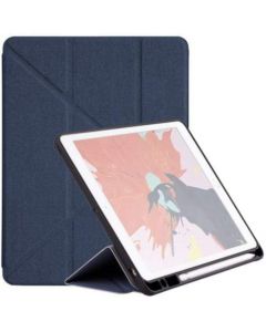 MOMAX-Flip-Cover-with-Pencil-Holder-iPad-10.2'-(2019/2020)-Blue-Front-Side