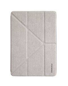 MOMAX FLIP COVER with PENCIL HOLDER - IPAD 10.2' (2019/2020) - GREY- Front