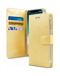 Bluemoon TPU Book Case For iPhone 7+/8+ - Gold
