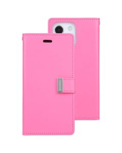 Goospery Rich Diary Book Case - iPhone 14 Plus 6.7" - HOT PINK - 1