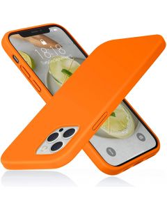 HANA TPU Jelly Case - APPLE iPhone 12 Pro Max 6.7' - ORANGE Tilt