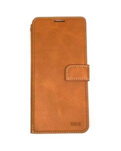 Buy ISSUE Diary Case w/ Card Slot - SAMSUNG Galaxy A21S - BROWN-Front