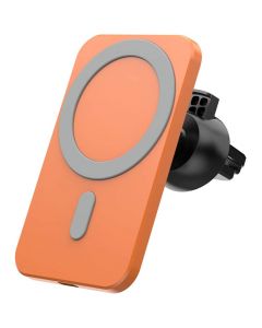 Buy MagSafe 15W Magnetic Car Air Vent Wireless Charger - Orange