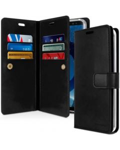 Mansoor Diary Case w/ Card Slot - SAMSUNG Galaxy S10e (G970) - BLACK open view