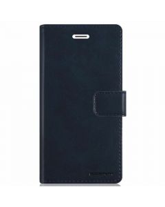 Mercury Mansoor Diary Case with Card Slot For iPhone XS Max - Navy-Front