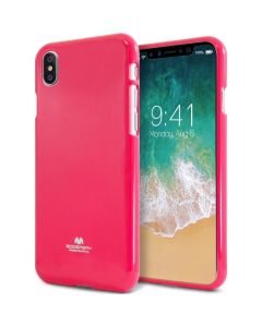 goospery-metallic-tpu-case-iphone-x-xs-hot-pink-front-back