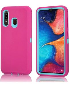 defender-tough-case-samsung-galaxy-a20-a30-hot-pink-front-back