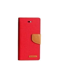 Canvas Book Case For Note 8 - Red