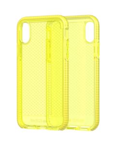 Tech21 Evo Check Protection Case For iPhone Xs Max - Neon Yellow
