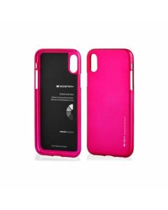 Goospery Metallic TPU Case For iPhone Xs Max 6.5" - Hot Pink