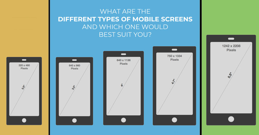 What are the different types of mobile screens and which one would best suit you?